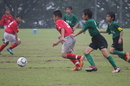 「８人制サッカー」と、雨が降った際のサッカーの楽しみ方