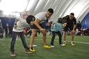東北の子どもたちのために「ボールで繋ぐひとつの和」