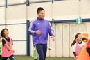 ハナマルキが親子サッカー教室＆液体塩こうじ試食会開催！